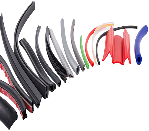 Produk getah yang diekstrusi